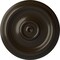Ekena Millwork Traditional Ceiling Medallion (Fits Canopies up to 2 3/4"), Hand-Painted Stone Hearth, 12"OD x 1"P CM12TRSHF - alternate 1